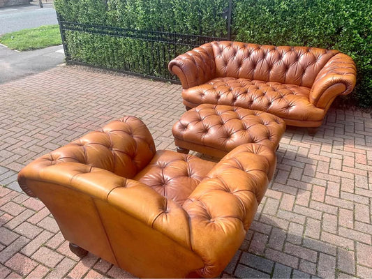 TETRAD OSKAR CHESTERFIELD SUITE SEE ADD DETAILS ATTACHED FULL UK DELIVERY 🚚 AVAILABLE